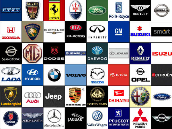  car auto company emblems 